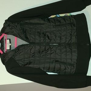 Sebby Black Light Jacket With Hoodie Size M